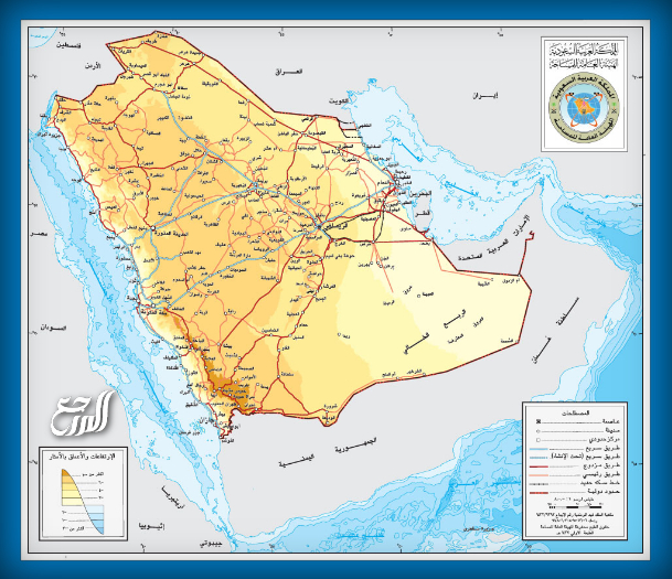 خريطة المملكة العربية السعودية للاطفال موقع المرجع