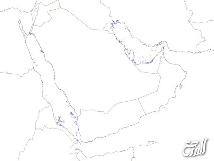 صورة خريطة المملكة العربية السعودية مفرغة موقع المرجع