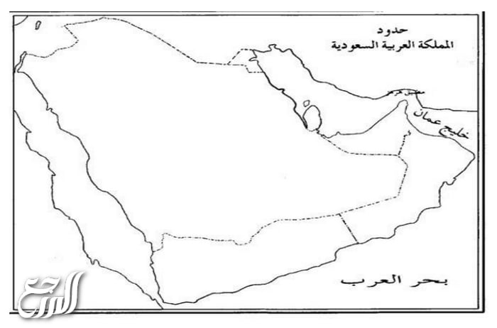 خريطة المملكة العربية السعودية صماء