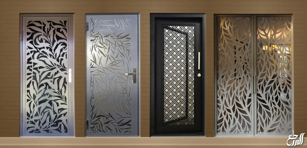 اشكال ابواب حديد للمنازل ليزر