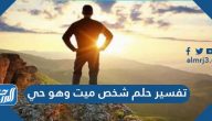 تفسير حلم شخص ميت وهو حي لابن سيرين وابن شاهين