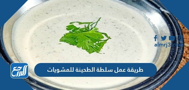 طريقة عمل سلطة الطحينة للمشويات