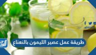 طريقة عمل عصير الليمون بالنعناع الأخضر والمجفف بثلاث وصفات مختلفة