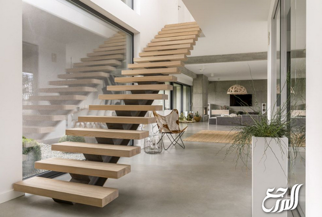 مخططات فلل دورين درج داخلي