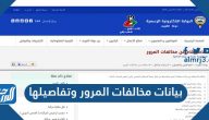 بيانات مخالفات المرور وتفاصيلها في دولة الكويت 2021