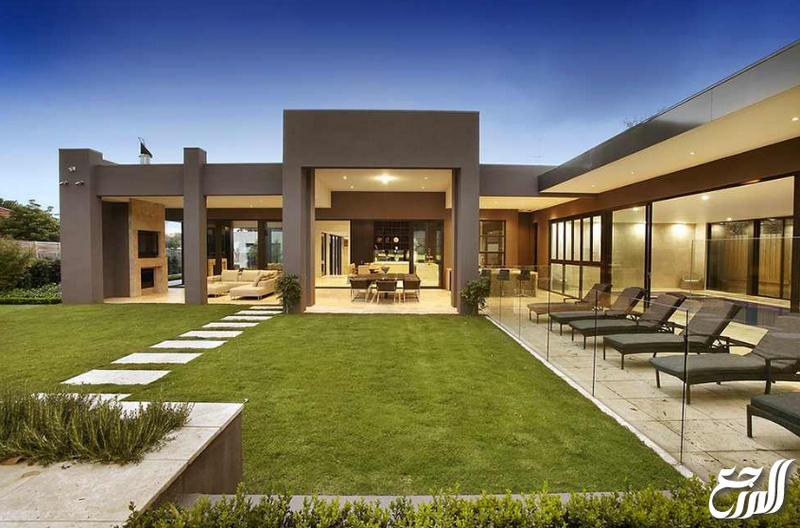 تصاميم فلل دور ارضي