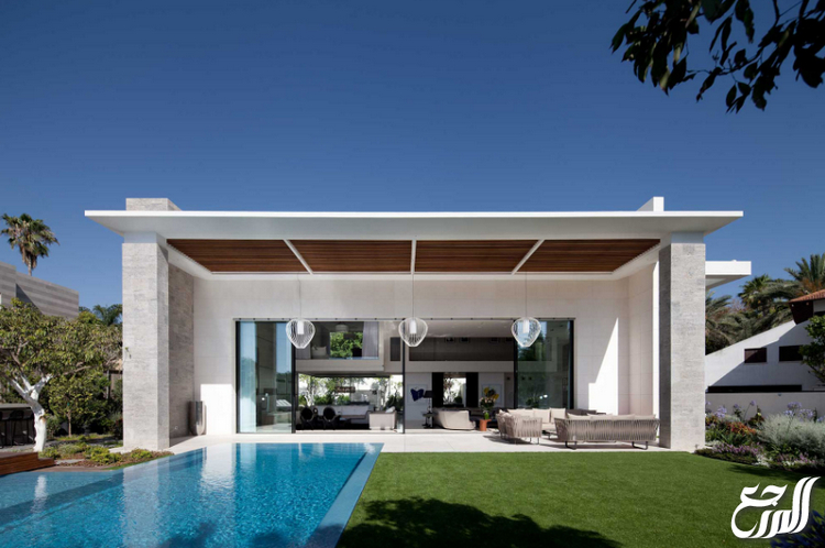 تصاميم فلل دور واحد مع مسبح فخمة جدا
