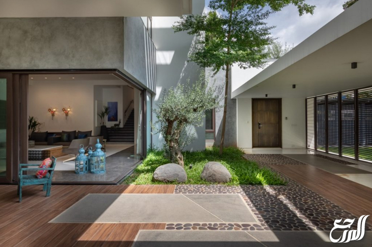 تصاميم فلل دور واحد من الداخل والخارج