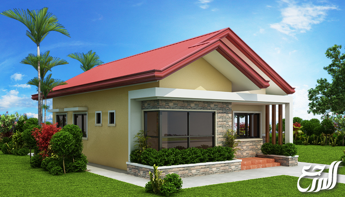 تصاميم فيلات صغيرة مودرن طابق واحد