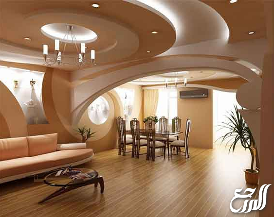 جبس اسقف صالات مفتوحة