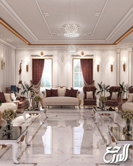 ديكور جبس اسقف كلاسيك مجالس