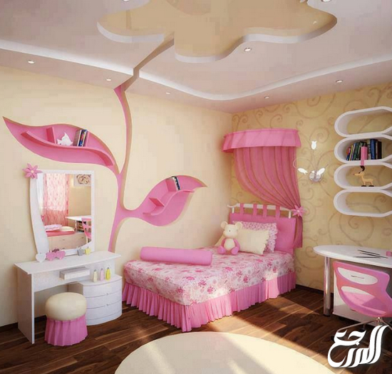 ديكورات جبس بورد غرف نوم اطفال