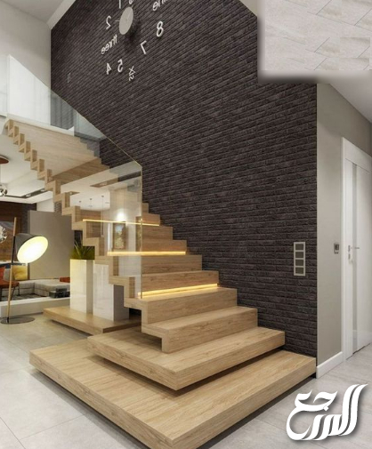 ديكورات جدران السلالم الداخلية