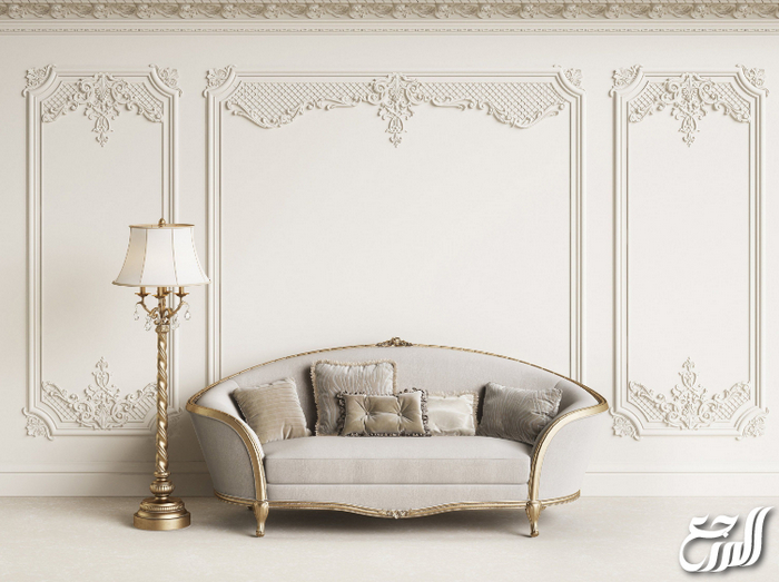 ديكورات جدران داخلية كلاسيكية