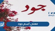 معنى اسم جود وكتابته بكافة لغات العالم