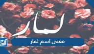 معنى اسم لمار وحكم التسمية به في الدين الإسلامي
