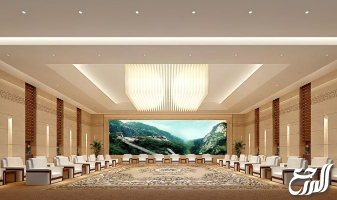 موديلات جدران صالات استقبال واسعة