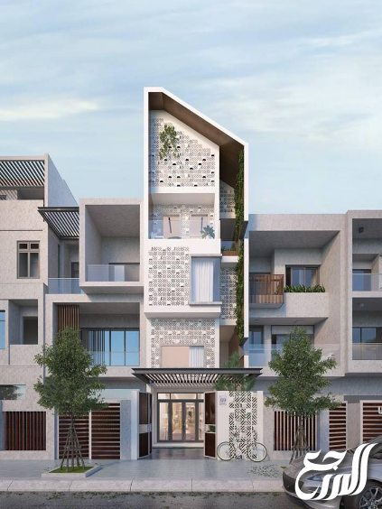 واجهات فلل ثلاثية الابعاد