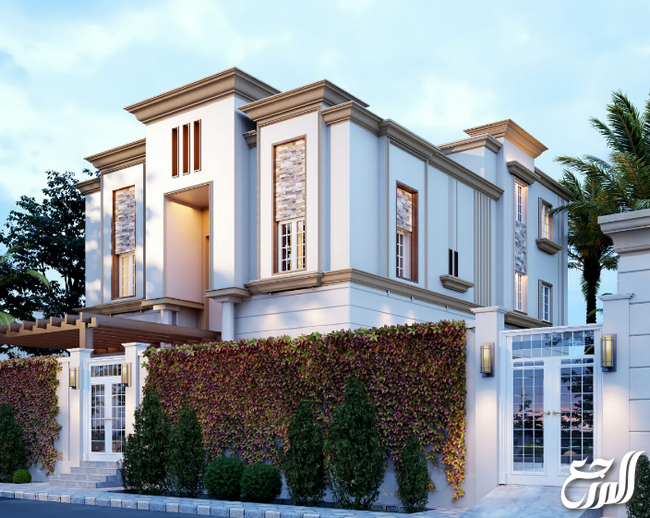 واجهات فلل نيو كلاسيك 2021