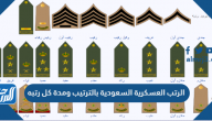 الرتب العسكرية السعودية بالترتيب ومدة كل رتبه