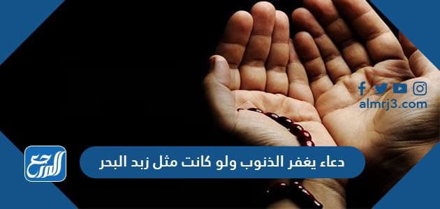 دعاء يغفر الذنوب ولو كانت مثل زبد البحر