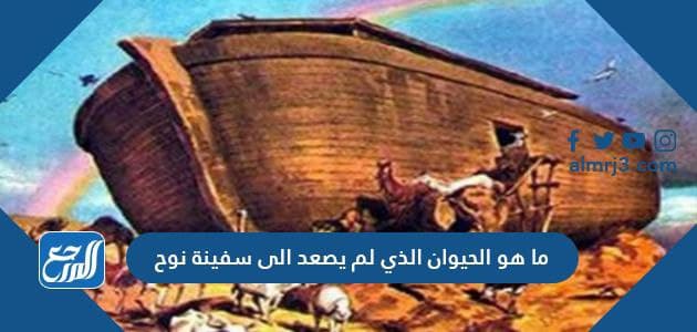 ماهي مهنة نوح عليه السلام