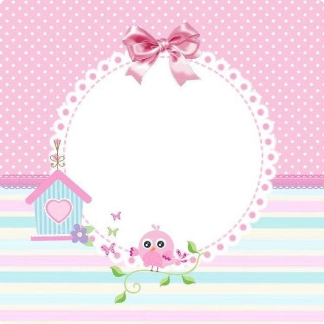  ثيمات مواليد بنات جاهزة للكتابة png