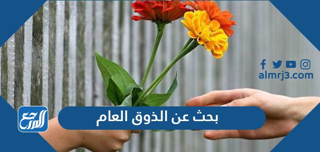 بحث عن الذوق العام كامل