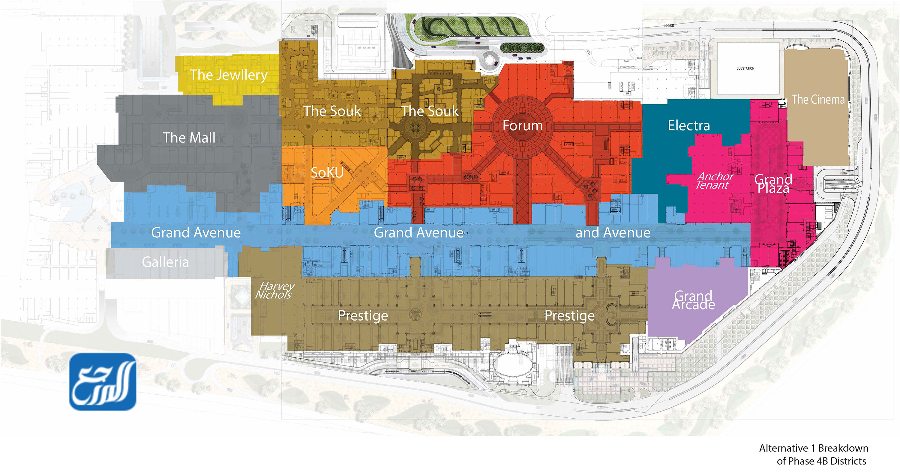خريطة محلات الافنيوز الكويت