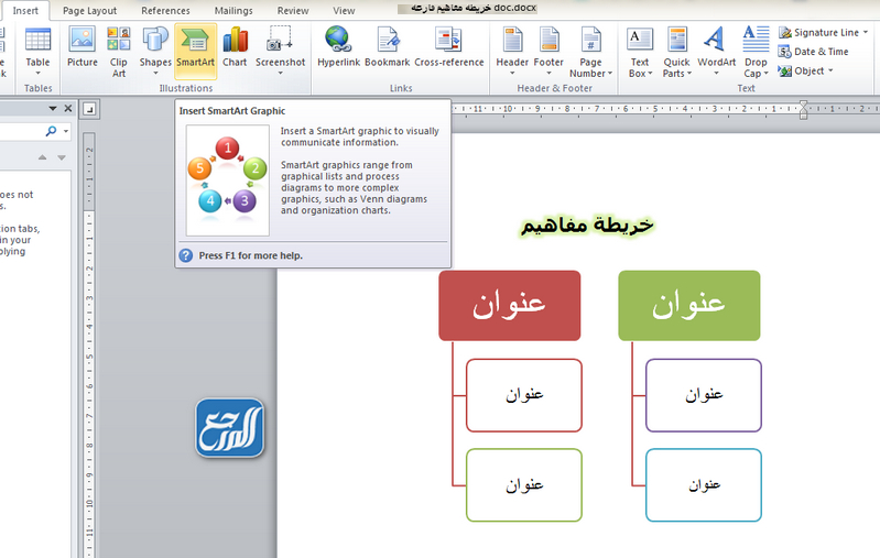 كيفية تصميم خريطة مفاهيم فارغة جميلة كيوت على الكمبيوتر