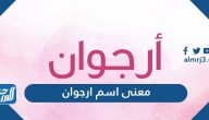 معنى اسم أرجوان Arjwan وصفات حاملة الاسم وشخصيتها