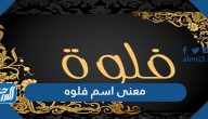 معنى اسم فلوه Flwh وصفات حاملة الاسم وحكم تسميته في الاسلام