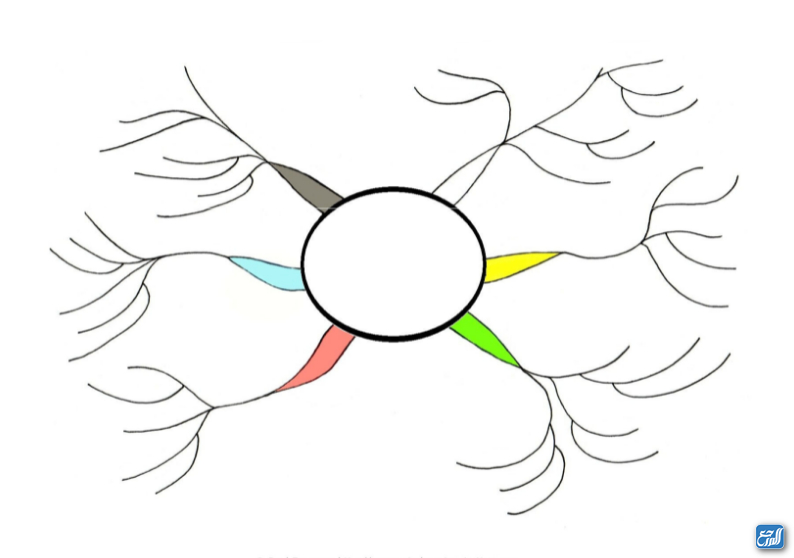 نموذج خريطة مفاهيم فارغة جميلة وكيوت