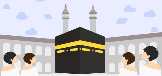 رسومات طواف الحجاج