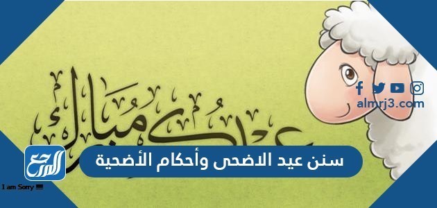 سنن عيد الاضحى وأحكام الأضحية
