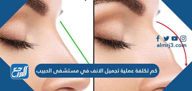 كم تكلفة عملية تجميل الانف في مستشفى الحبيب