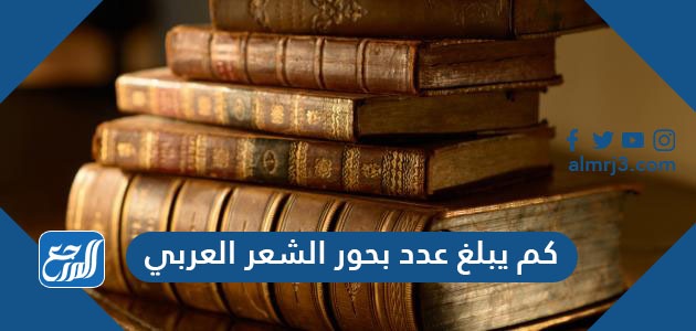 كم يبلغ عدد بحور الشعر العربي