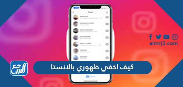 كيف اخفي ظهوري بالانستا