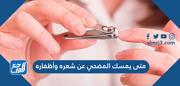 متى يمسك المضحي عن شعره وأظفاره