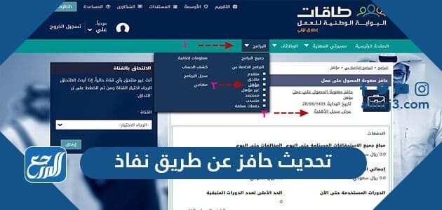 تحديث حافز عن طريق نفاذ 1443 موقع المرجع