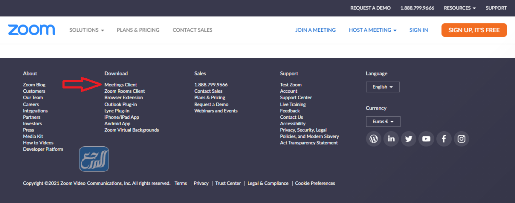 تحميل برنامج zoom