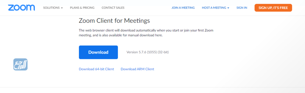 طريقة تحميل برنامج زوم 