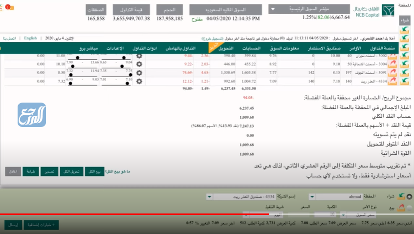 طريقة بيع اسهم ارامكو صراف الأهلي
