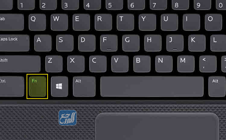 تصوير شاشة الكمبيوتر باستخدام مفتاح Fn