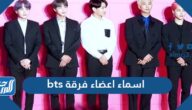 اسماء اعضاء فرقة bts بي تي اس الحقيقية بالترتيب مع صورهم