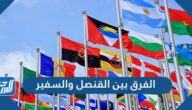 الفرق بين القنصل والسفير