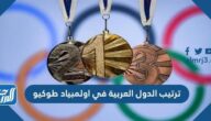 ترتيب الدول العربية في اولمبياد طوكيو
