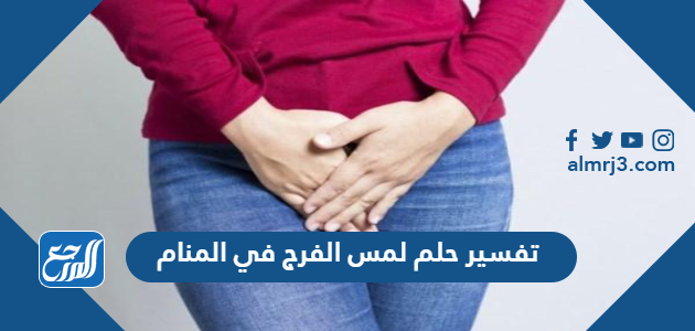 تفسير حلم لمس الفرج في المنام