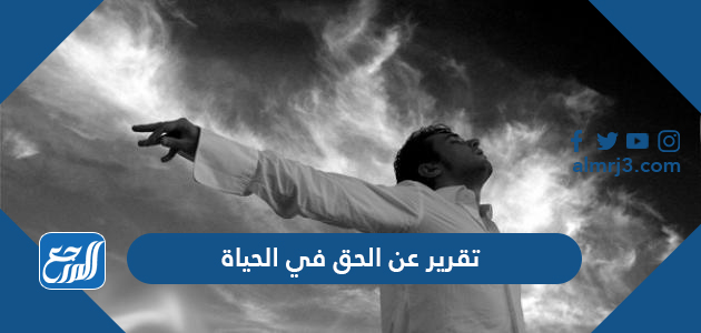 تقرير عن الحق في الحياة