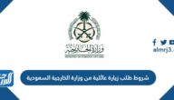 شروط طلب زيارة عائلية من وزارة الخارجية السعودية 2025